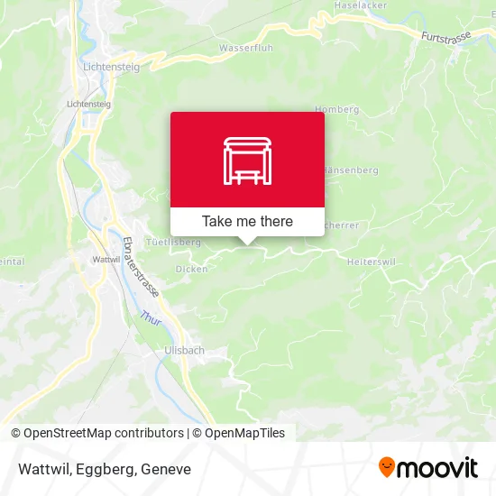 Wattwil, Eggberg map