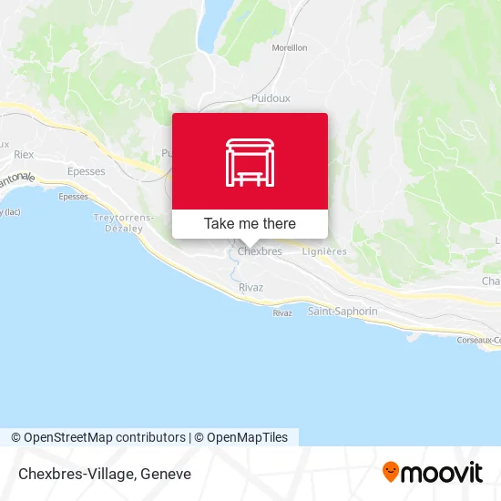 Chexbres-Village map