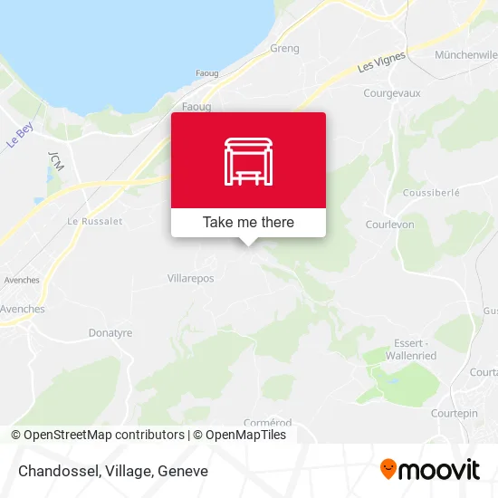 Chandossel, Village map