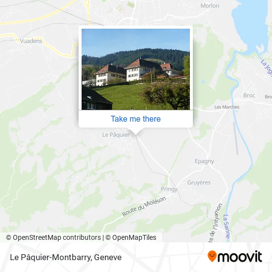 Le Pâquier-Montbarry map