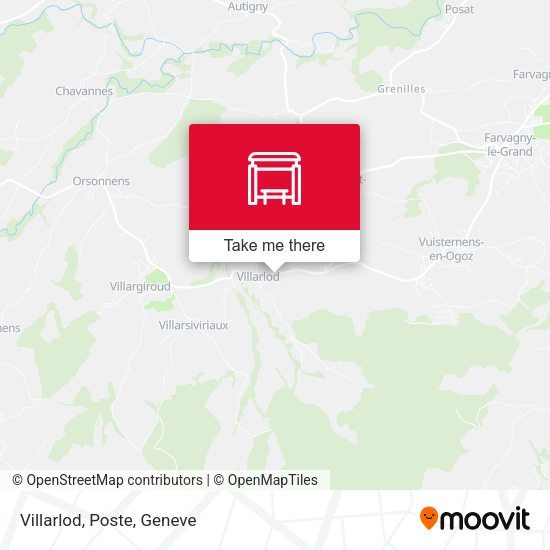 Villarlod, Poste map