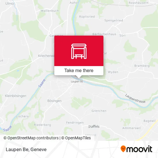 Laupen Be map