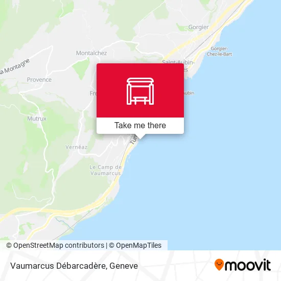 Vaumarcus Débarcadère map