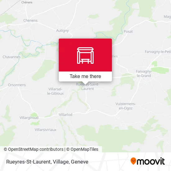 Rueyres-St-Laurent, Village map