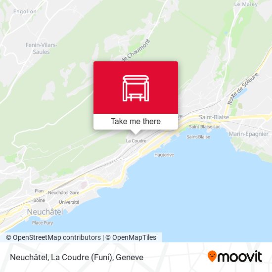 Neuchâtel, La Coudre (Funi) plan