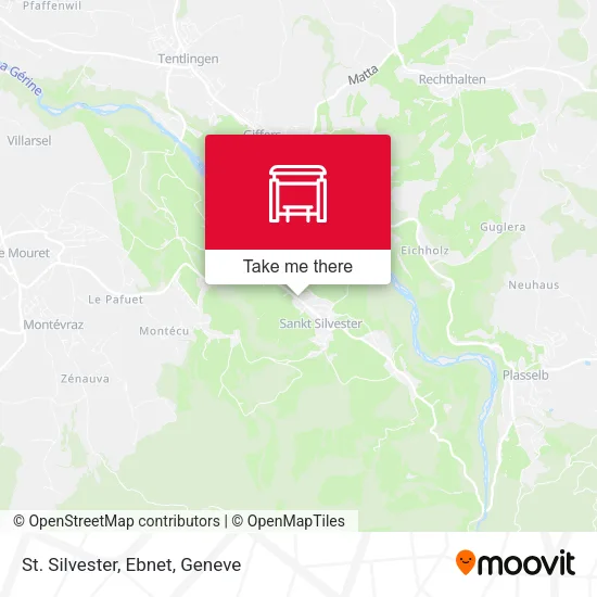St. Silvester, Ebnet map