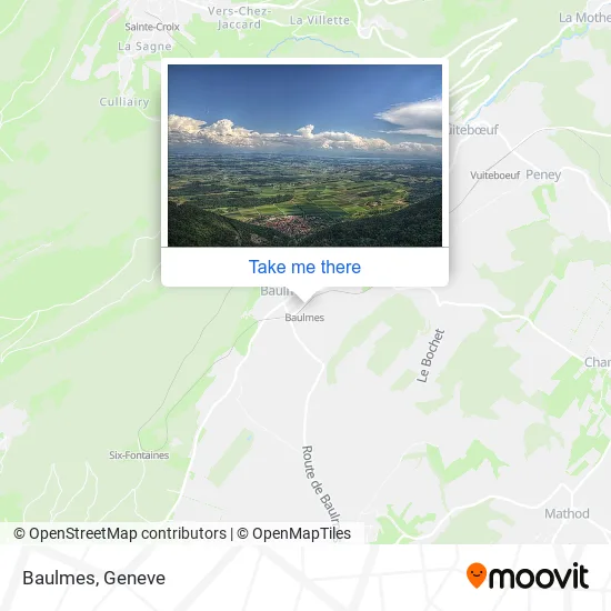 Baulmes map