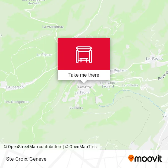 Ste-Croix map