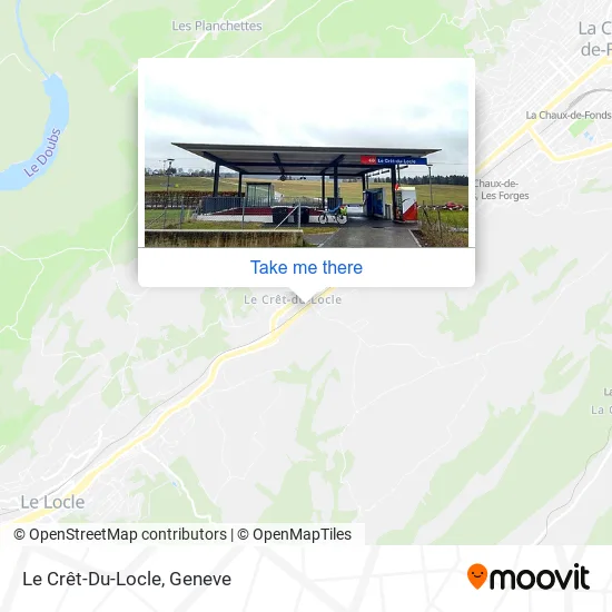 Le Crêt-Du-Locle plan