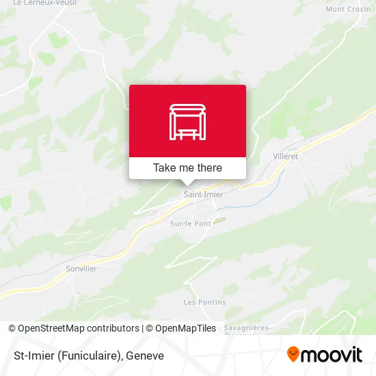 St-Imier (Funiculaire) map