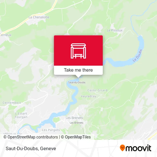 Saut-Du-Doubs map