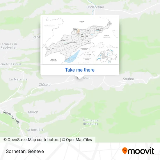Sornetan map