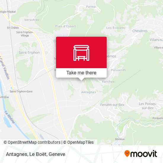 Antagnes, Le Boët map