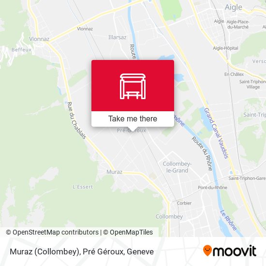 Muraz (Collombey), Pré Géroux map