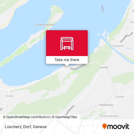 Lüscherz, Dorf map