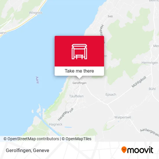 Gerolfingen map