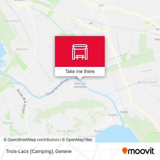 Trois-Lacs (Camping) map