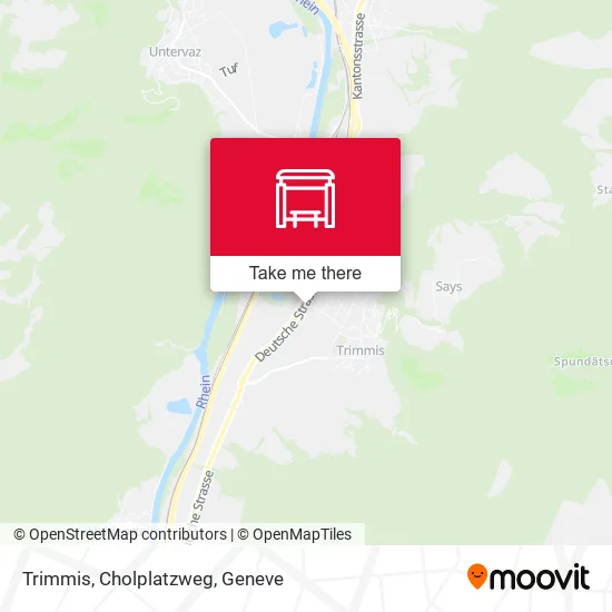 Trimmis, Cholplatzweg map