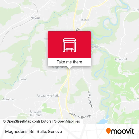 Magnedens, Bif. Bulle map