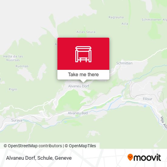 Alvaneu Dorf, Schule map