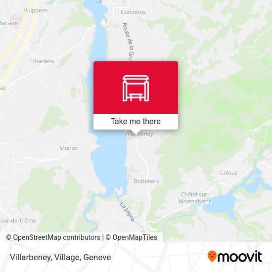 Villarbeney, Village map