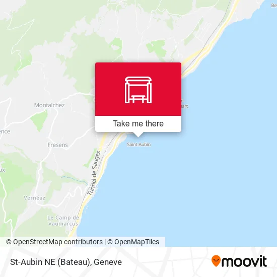 St-Aubin NE (Bateau) map
