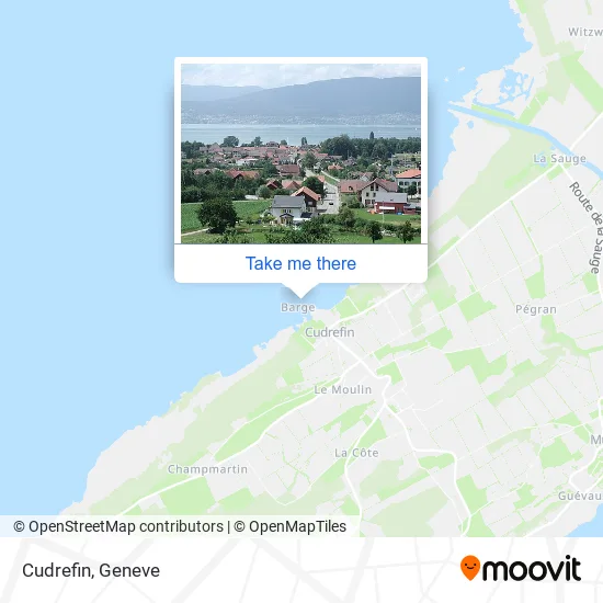 Cudrefin map