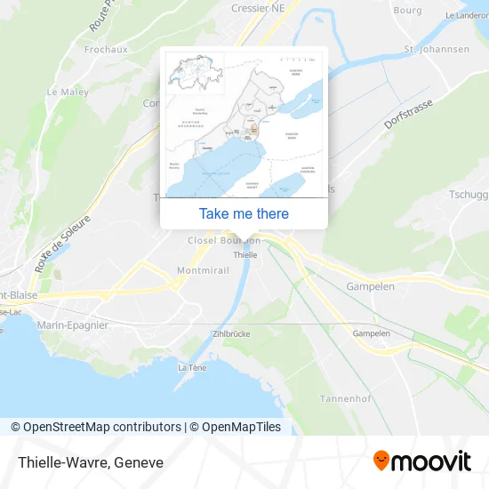 Thielle-Wavre map