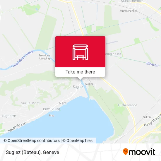 Sugiez (Bateau) map