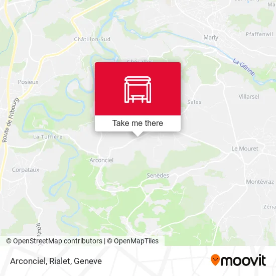 Arconciel, Rialet map
