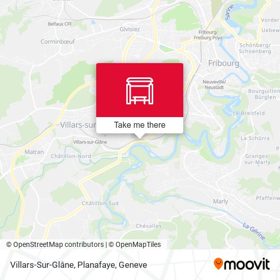 Villars-Sur-Glâne, Planafaye map