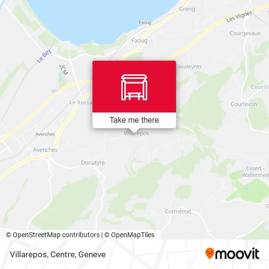 Villarepos, Centre map
