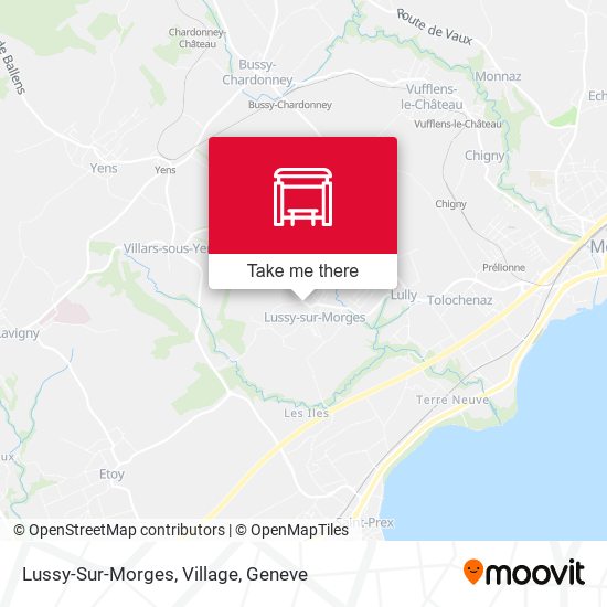 Lussy-Sur-Morges, Village map