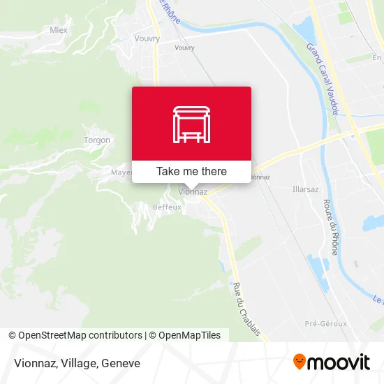 Vionnaz, Village map