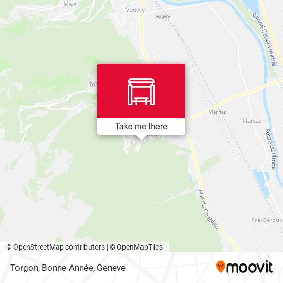 Torgon, Bonne-Année map