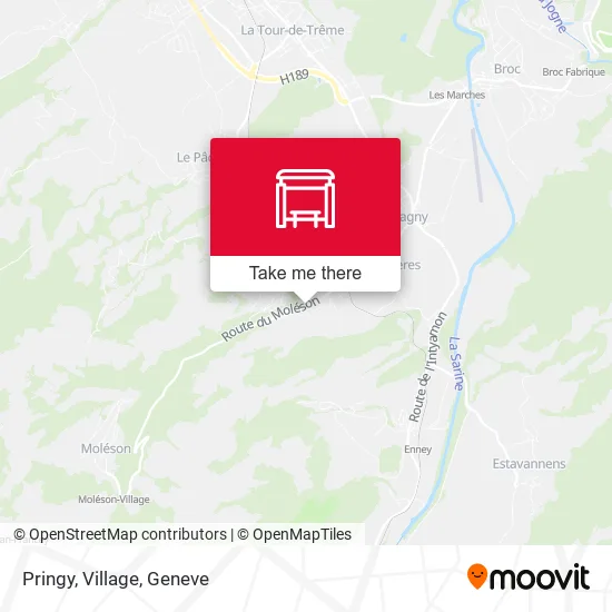 Pringy, Village map