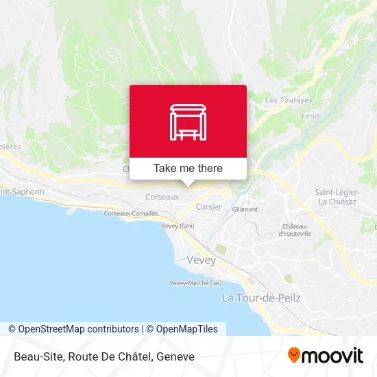 Beau-Site, Route De Châtel map