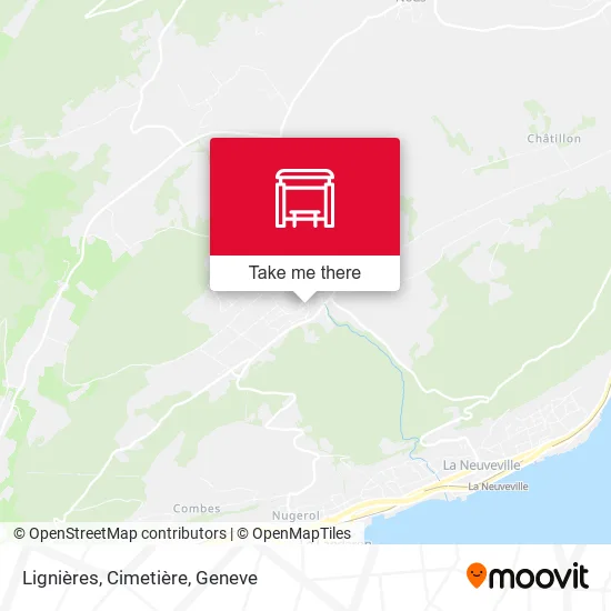 Lignières, Cimetière map