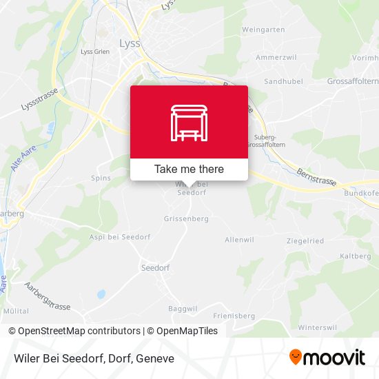 Wiler Bei Seedorf, Dorf map