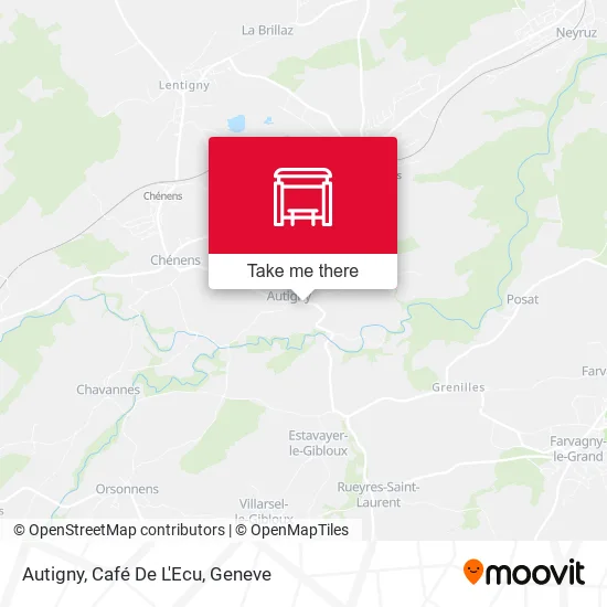 Autigny, Café De L'Ecu map