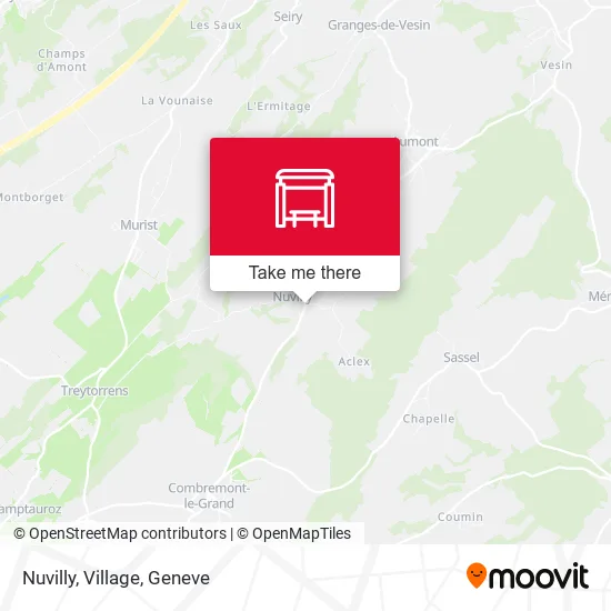 Nuvilly, Village map