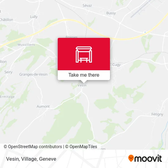 Vesin, Village map