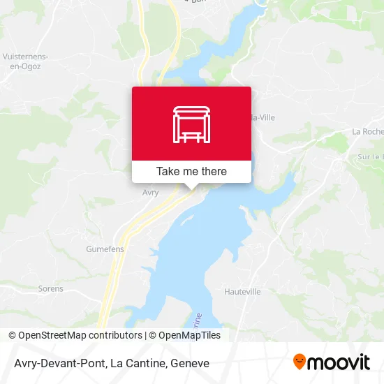 Avry-Devant-Pont, La Cantine map