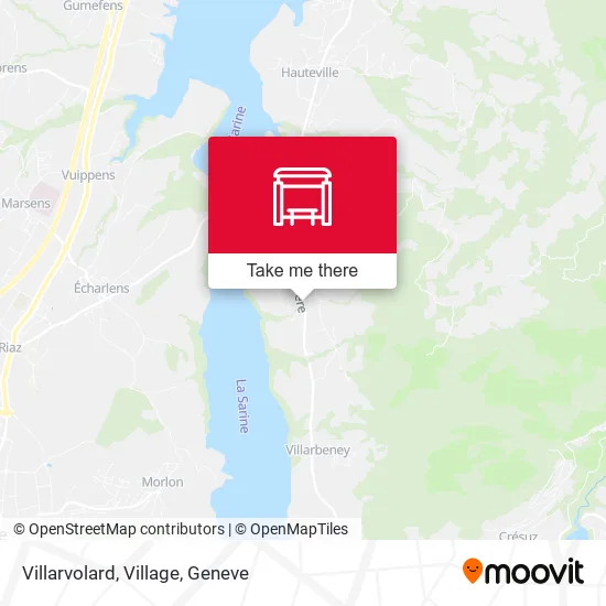 Villarvolard, Village map