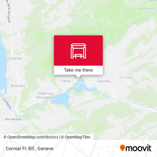 Cerniat Fr, Bif. map
