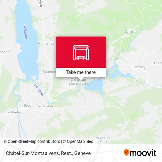 Châtel-Sur-Montsalvens, Rest. map