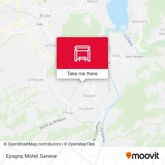 Epagny, Motel map