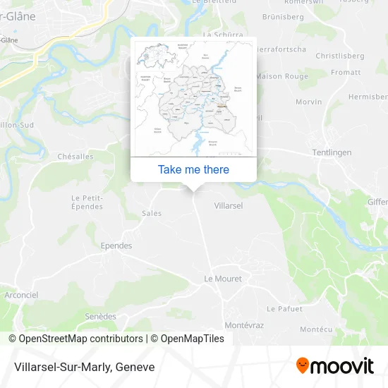 Villarsel-Sur-Marly map