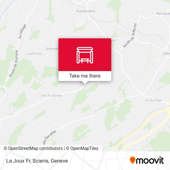 La Joux Fr, Scierie map