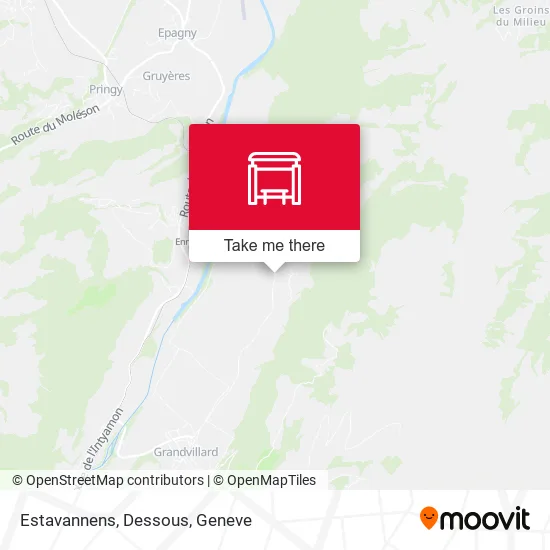 Estavannens, Dessous map